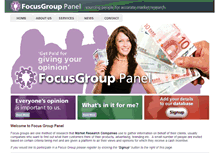 Tablet Screenshot of focusgroup.ie