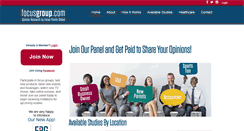 Desktop Screenshot of focusgroup.com