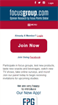 Mobile Screenshot of focusgroup.com